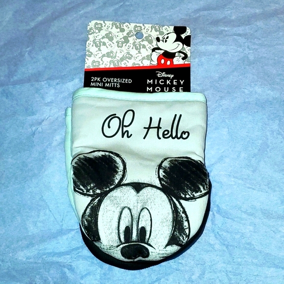 Mickey Mouse "Oh Hello" 2PK Ovesized Mini Mitts - Picture 1 of 4